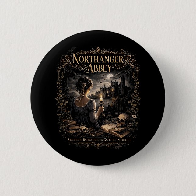 Northanger Abbey 6 Cm Round Badge (Front)