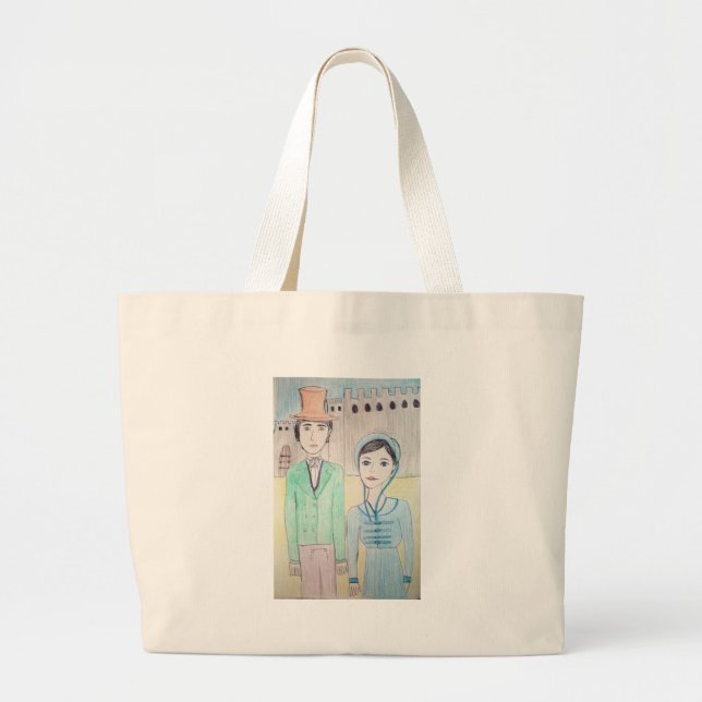 Northanger Abbey Large Tote Bag (Front)