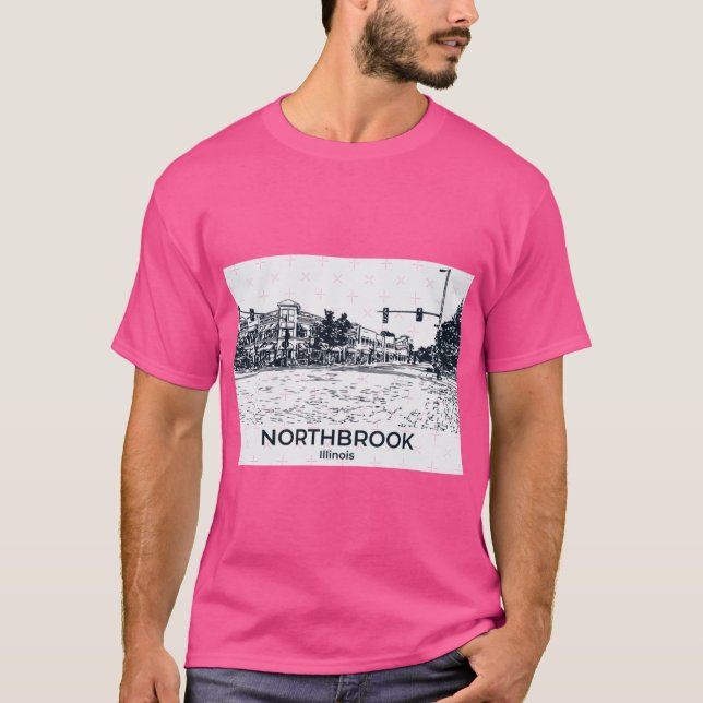 Northbrook Illinois 1 T-Shirt (Front)