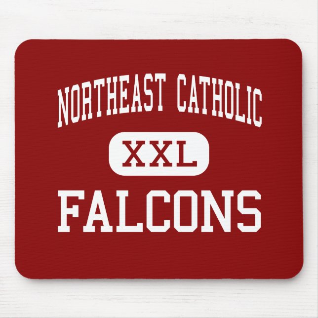 Northeast Catholic - Falcons - High - Philadelphia Mouse Mat (Front)