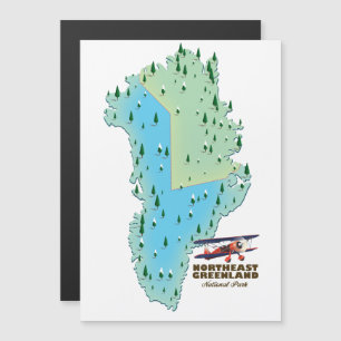 Northeast Greenland National Park map