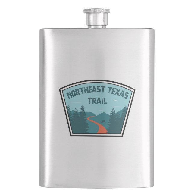 Northeast Texas Trail Hip Flask (Front)