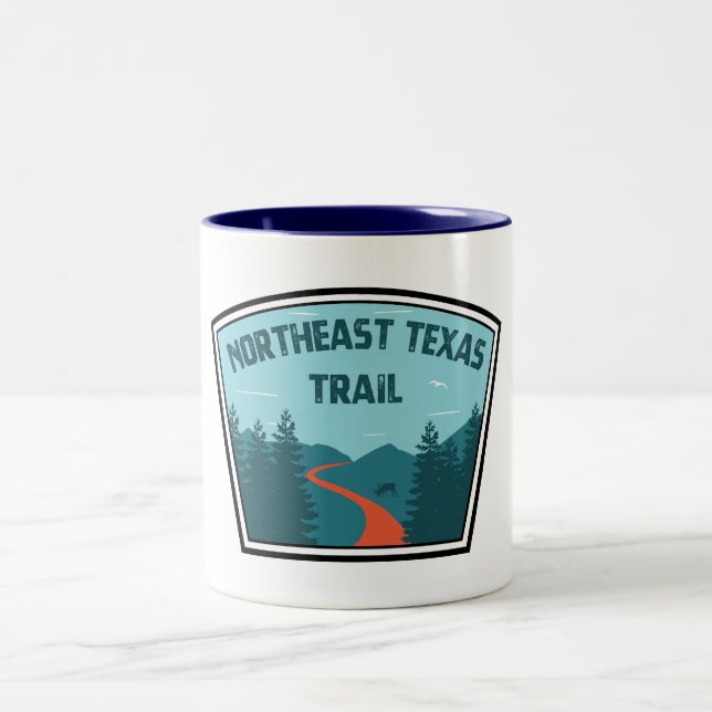 Northeast Texas Trail Two-Tone Coffee Mug (Center)
