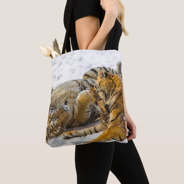 Northeast Tiger Tote Bag (Close Up)