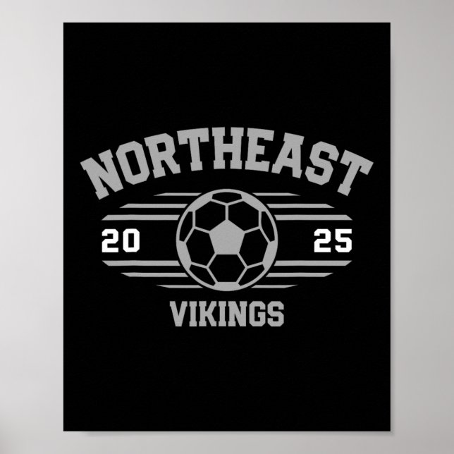 Northeast Vikings Soccer Byll 2025  Poster (Front)