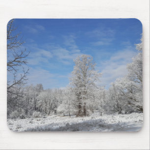 Northeast Winter Scene Mouse Mat