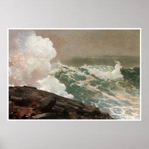 Northeaster, 1895 Winslow Homer Poster