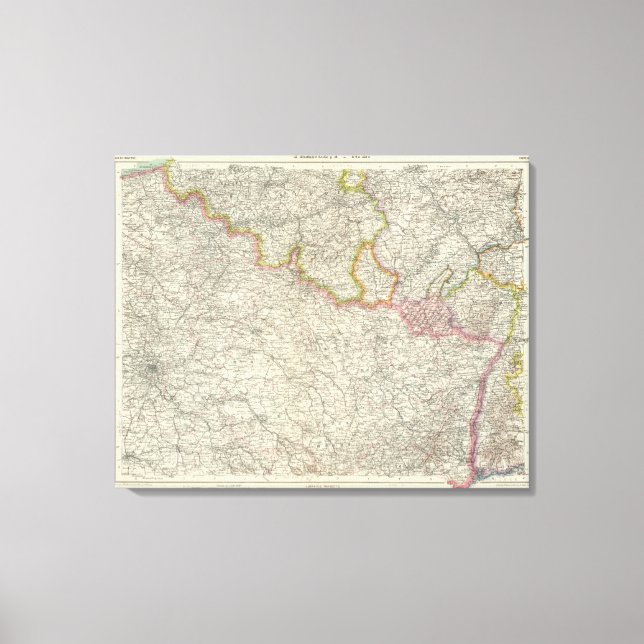 Northeastern France Canvas Print (Front)