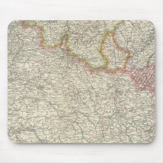 Northeastern France Mouse Mat (Front)