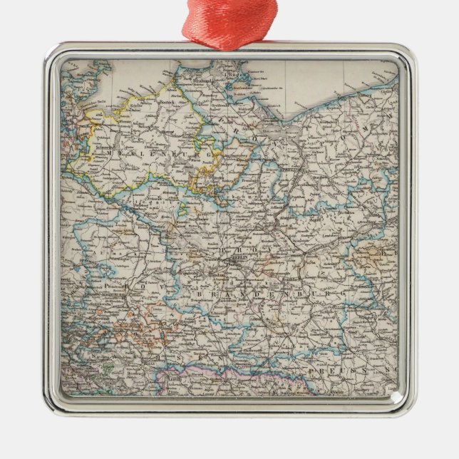 Northeastern Germany Metal Tree Decoration (Front)