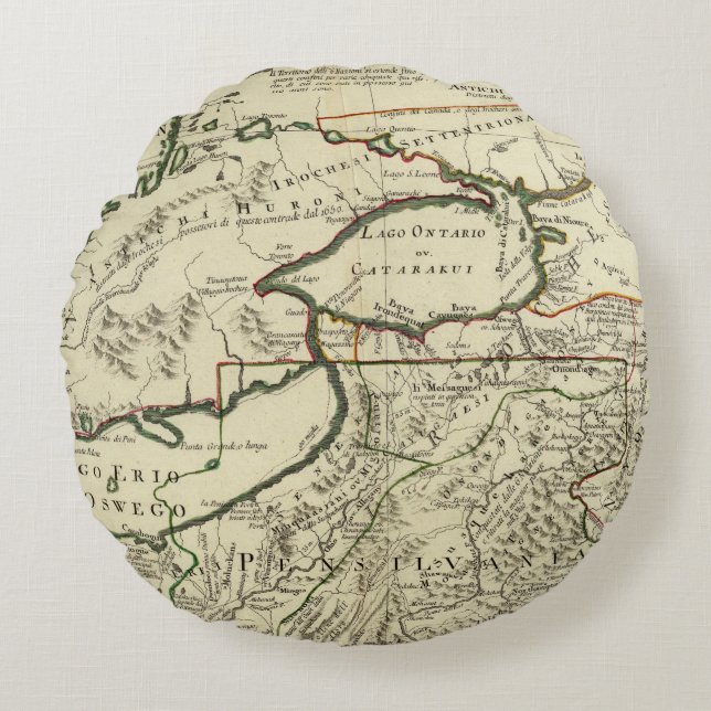 Northeastern United States Round Cushion (Front)