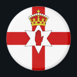 Norther Ireland ulster flag Magnet<br><div class="desc">Personalise this design by adding your name or text or visit the CUSTOMIZEDGIFTS store for thousands of gift ideas.</div>