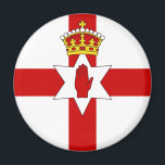 Norther Ireland ulster flag Magnet<br><div class="desc">Personalise this design by adding your name or text or visit the CUSTOMIZEDGIFTS store for thousands of gift ideas.</div>