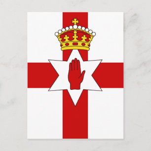 Norther Ireland ulster flag Postcard