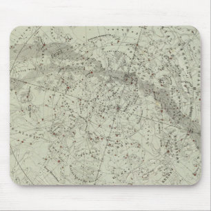 Norther Night Sky map Mouse Mat