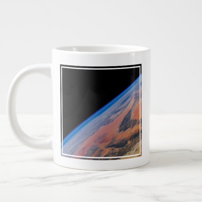 Northern Africa And The Vast Libyan Desert. Large Coffee Mug (Left)