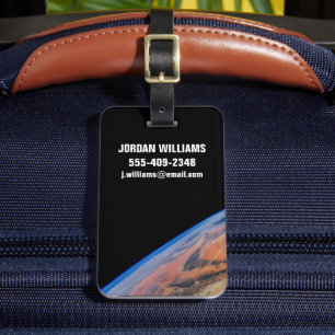 Northern Africa And The Vast Libyan Desert. Luggage Tag