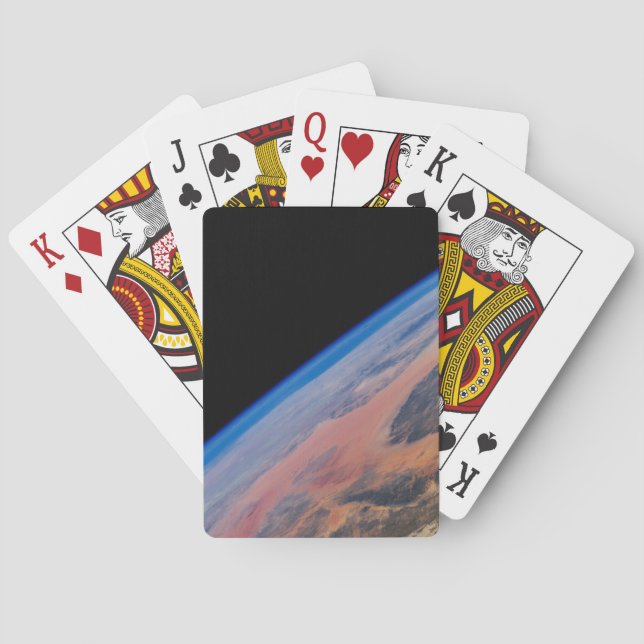Northern Africa And The Vast Libyan Desert. Playing Cards (Back)