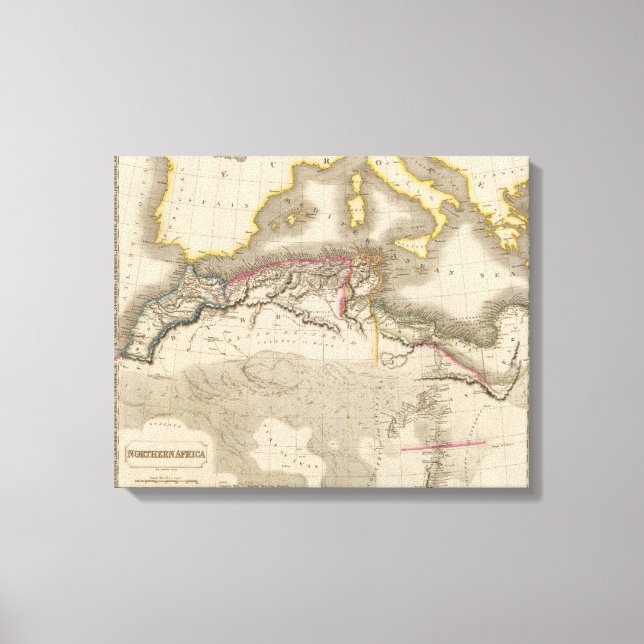 Northern Africa Canvas Print (Front)