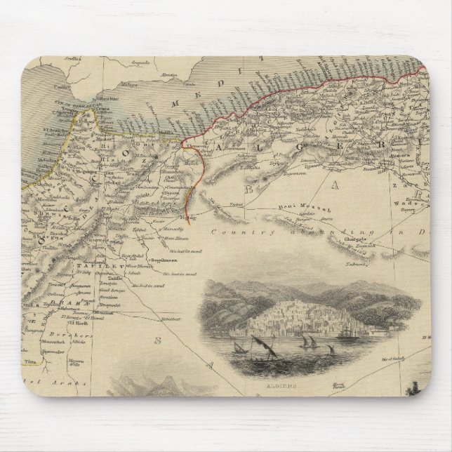 Northern Africa Mouse Mat (Front)