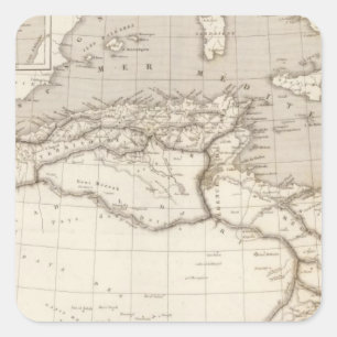 Northern Africa Square Sticker