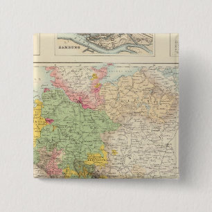 Northern and Central Germany 15 Cm Square Badge