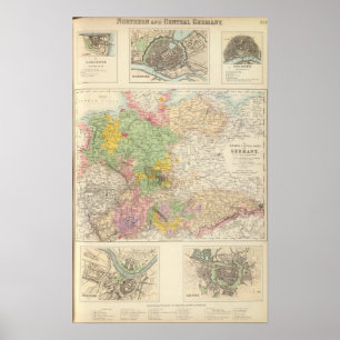 Northern and Central Germany Poster