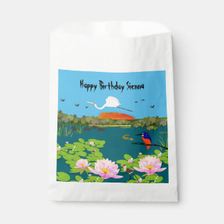 Northern Australian Tropical Landscape Colourful Favour Bags