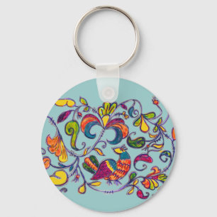 Northern Bird from Russia Key Ring