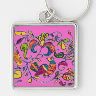 Northern Bird from Russia Key Ring