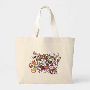 Northern Bird from Russia Large Tote Bag