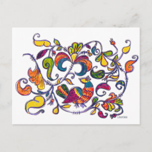 Northern Bird from Russia Postcard