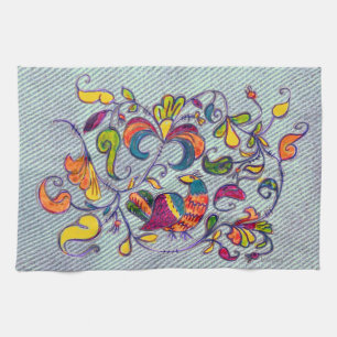 Northern Bird Tea Towel