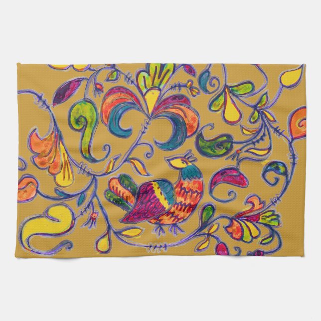 Northern Bird Tea Towel (Horizontal)