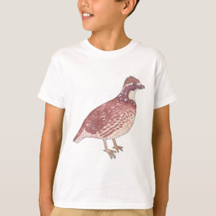 Northern Bobwhite quail bird pattern T-Shirt