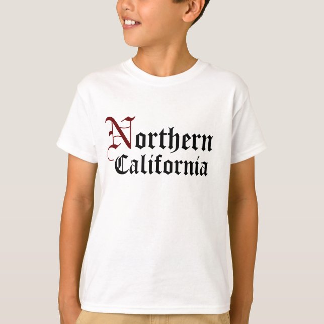 Northern, California kids T T-Shirt (Front)
