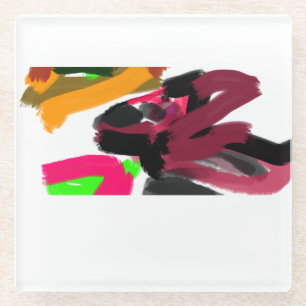  Northern Cardinal  autumn Glass Coaster