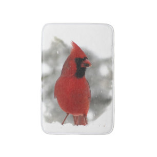 Northern Cardinal Bird Bath Mats
