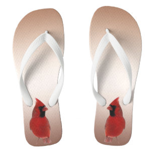 Northern Cardinal Bird Flip Flops
