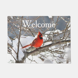 Northern Cardinal Doormat