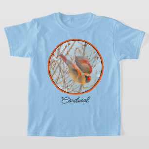 Northern Cardinal Flying - Original Photograph T-Shirt