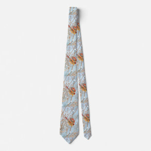 Northern Cardinal Flying - Original Photograph Tie