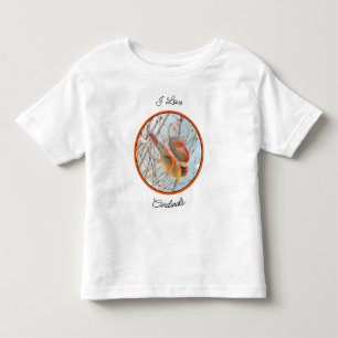 Northern Cardinal Flying - Original Photograph Toddler T-Shirt