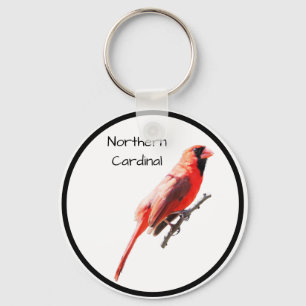 Northern Cardinal Key Ring