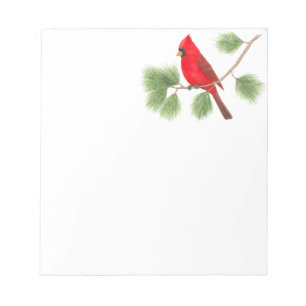 Northern Cardinal Notepad
