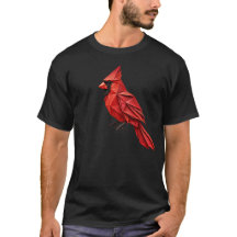 Northern Cardinal Origami Bird Minimal Paper Art