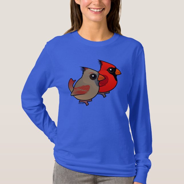 Northern Cardinal Pair T-Shirt (Front)