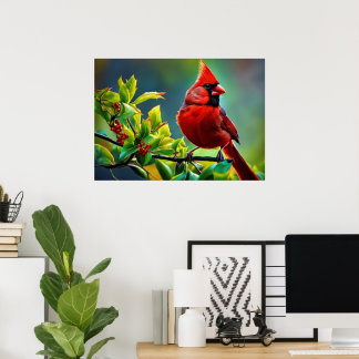 Northern Cardinal Poster