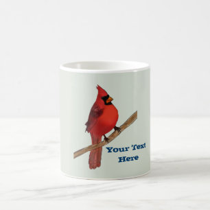 Northern Cardinal Red Bird Coffee Mug