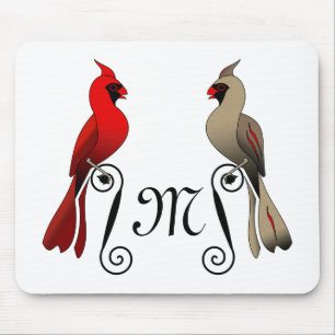 Northern Cardinal SongBird Mouse Mat